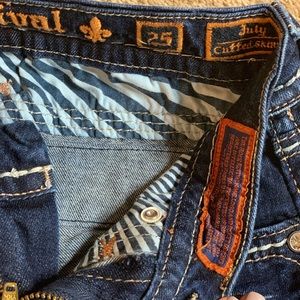 Rock revivals size 25 skinny jeans